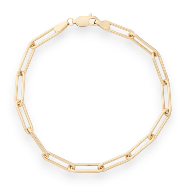 chunky paperclip bracelet