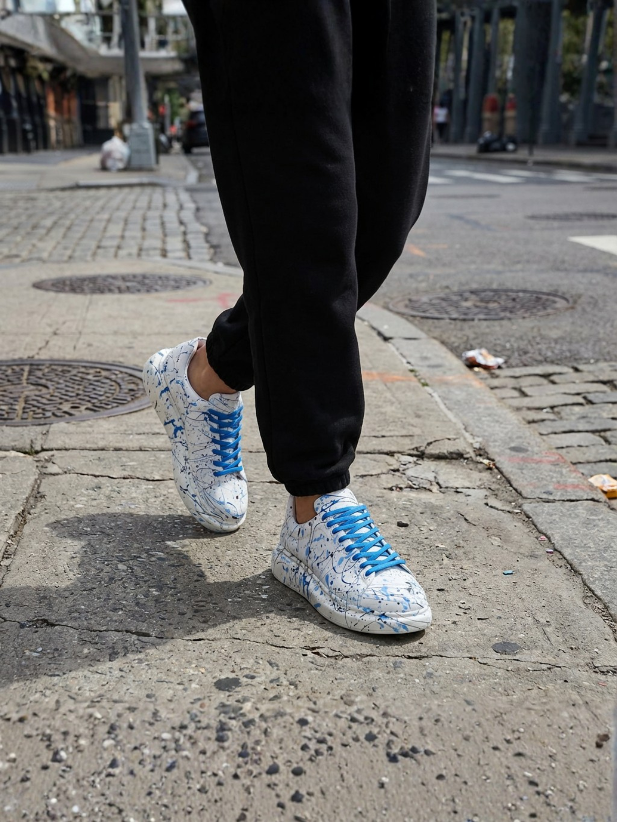 Women's Porto Sky Blue (Blue Laces)