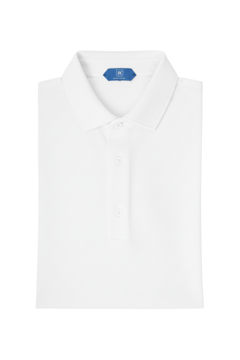 Kired POSI Short Sleeve Quarter Button Polo Shirt