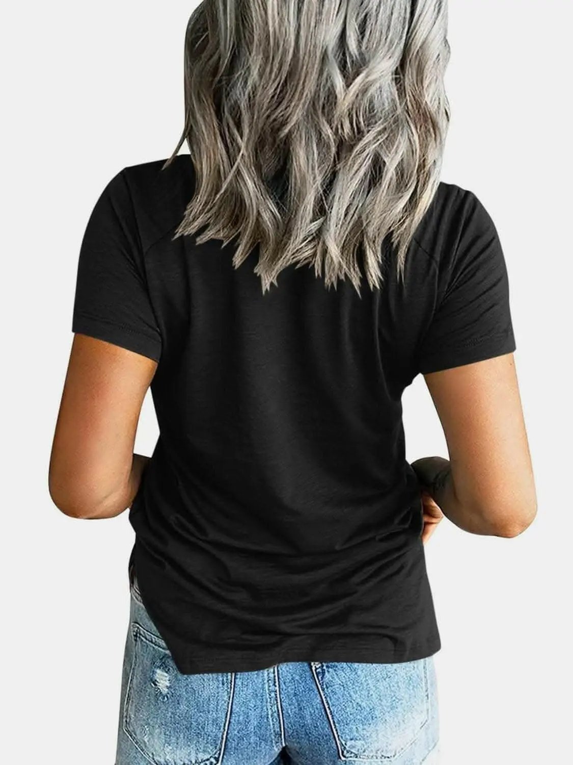 Trendsi just arrived - V-neck tee with pockets - comfy fit