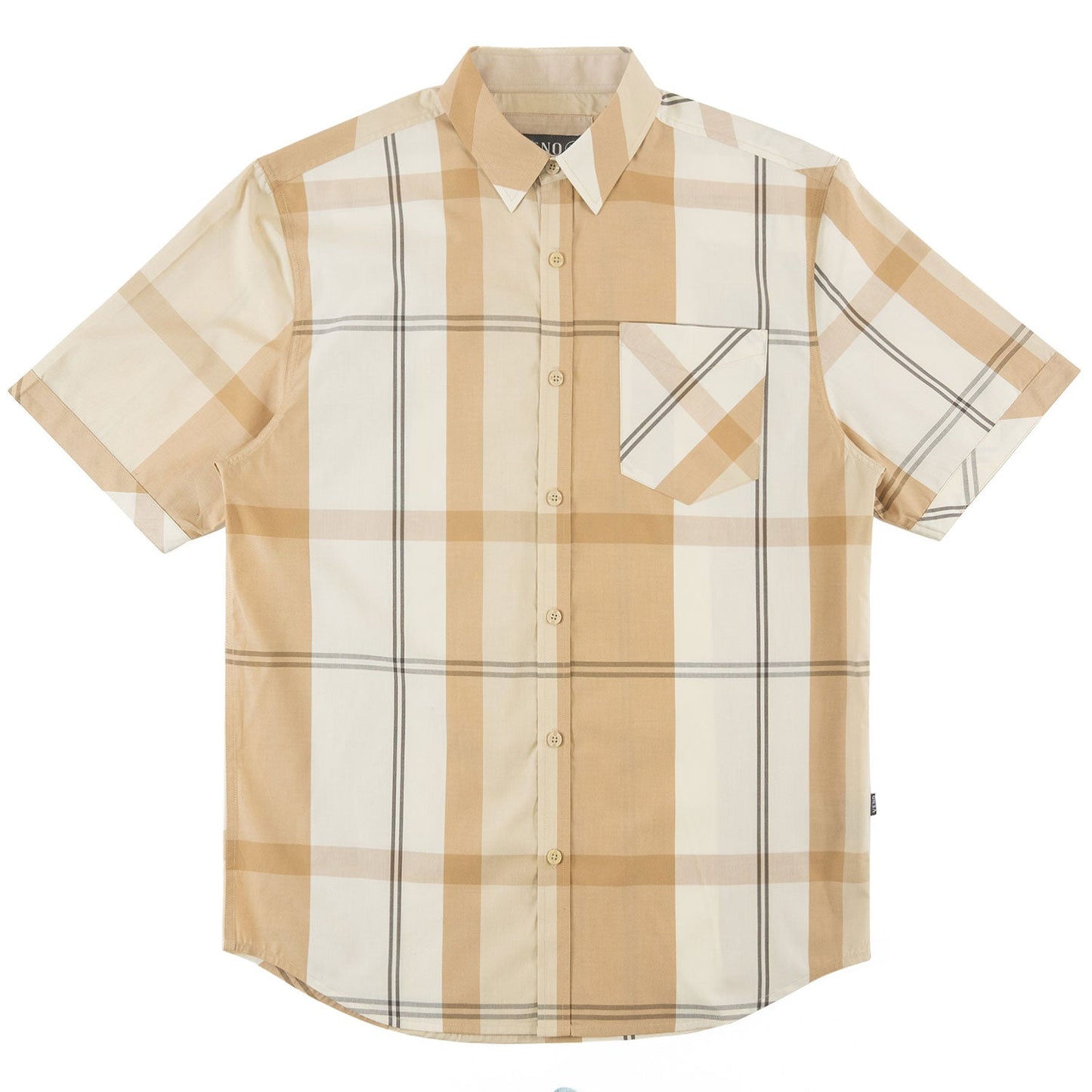 V829 Colton Plaid Shirt - Natural