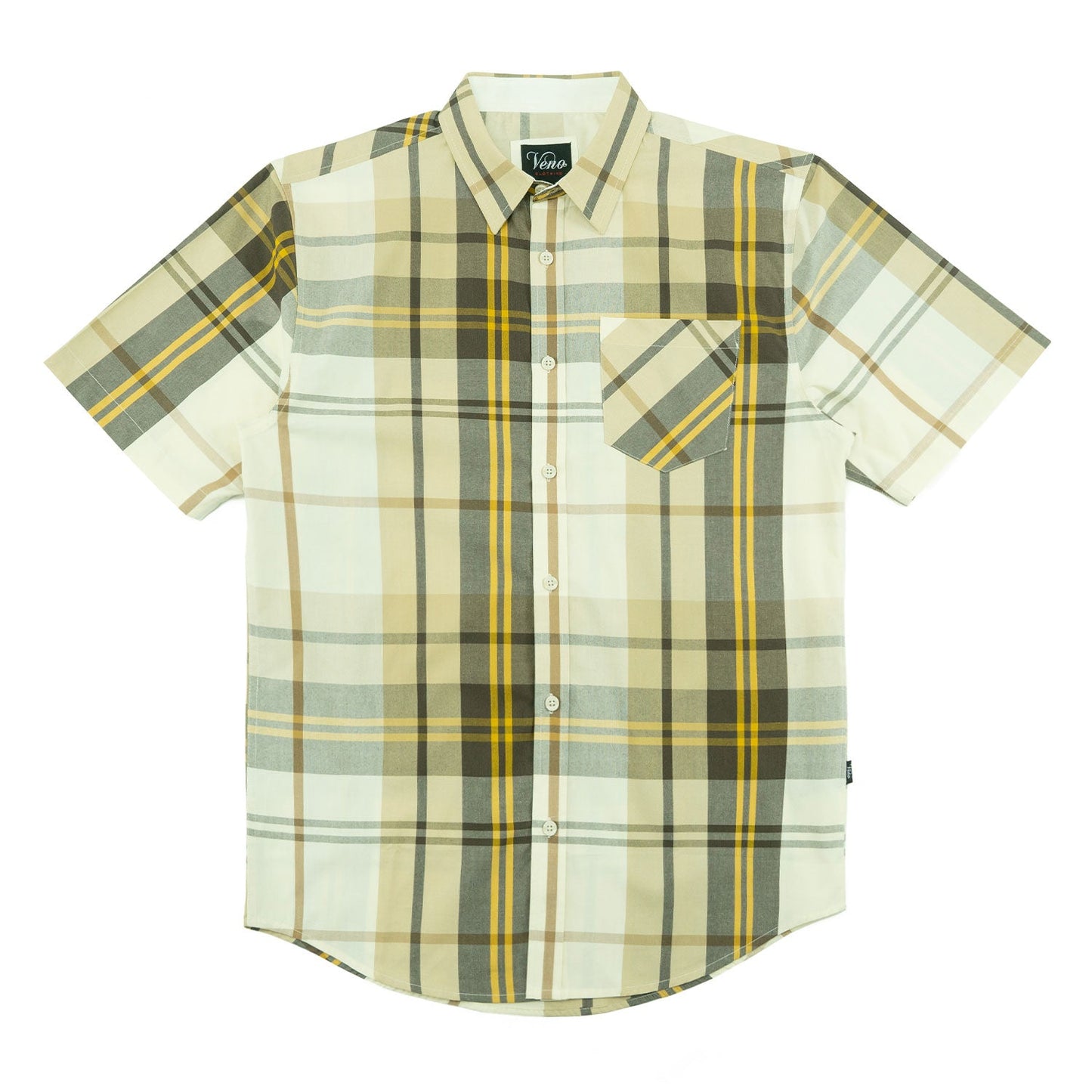 V832 Leon Plaid Shirt - Natural
