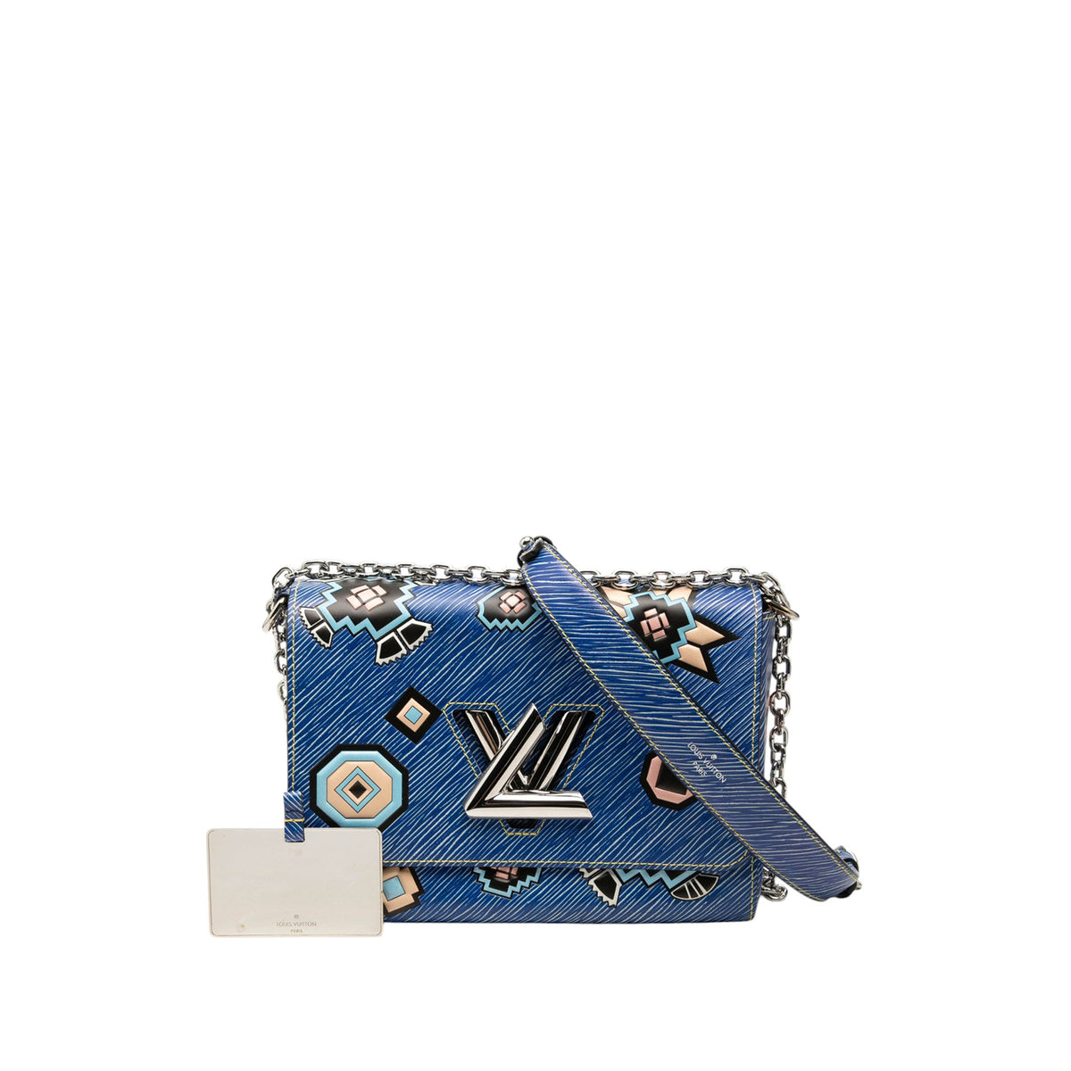 Shoulder Bag Twist MM Epi Blue (Pre-Owned)