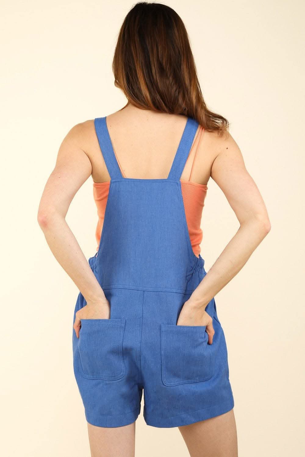 Trendsi Adjustable Overalls Women's Casual Suspender Jumpsuit w/ Pockets