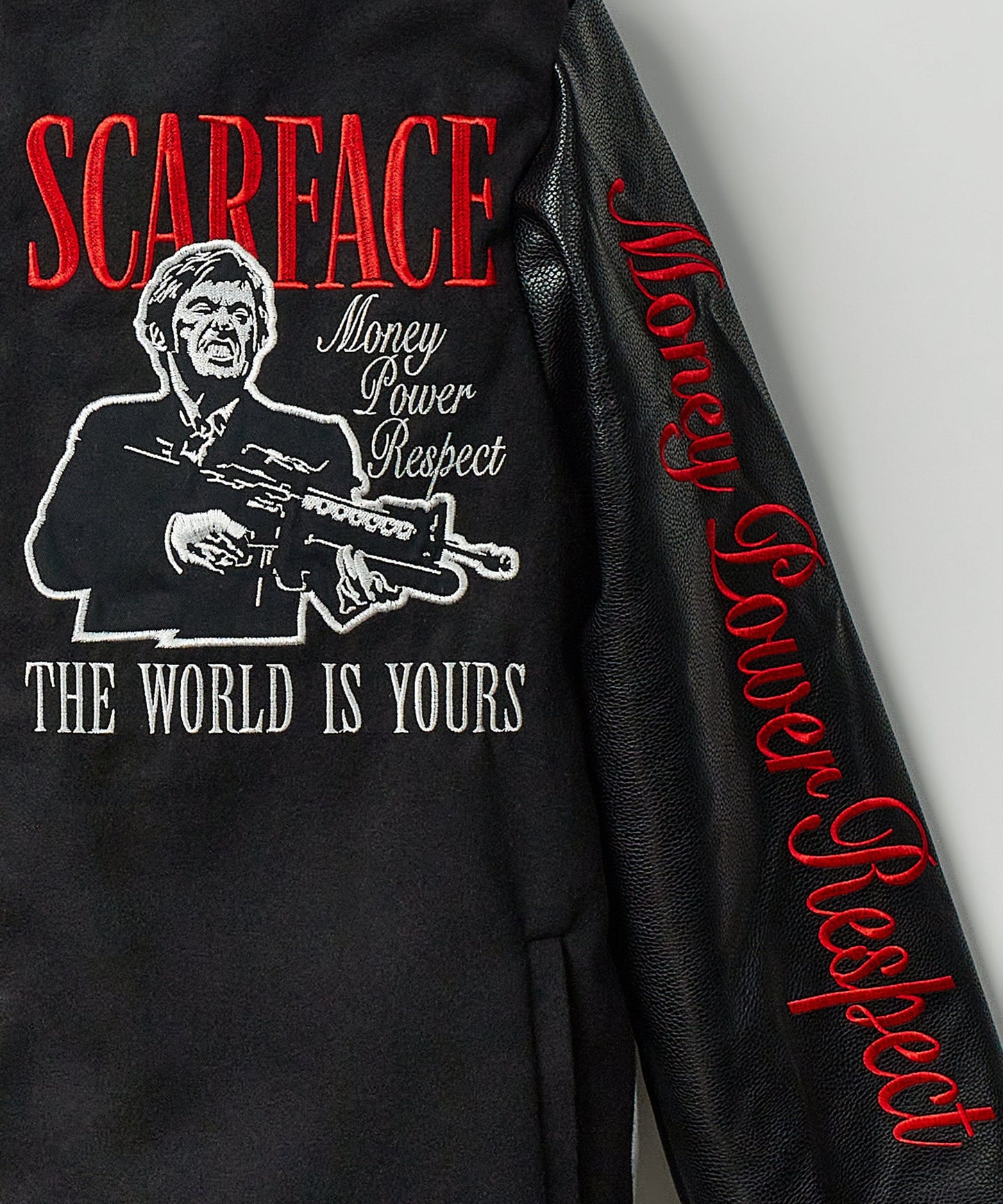 Scarface The World Varsity Jacket - Black