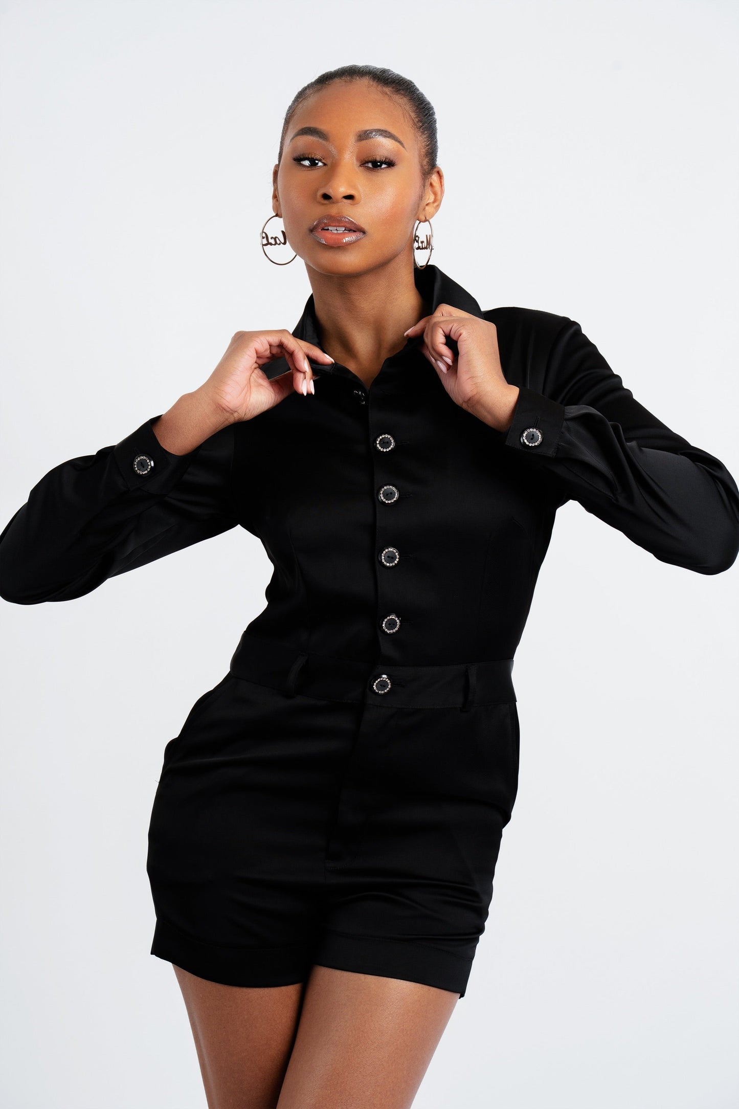 Valentina Tailored Short Romper