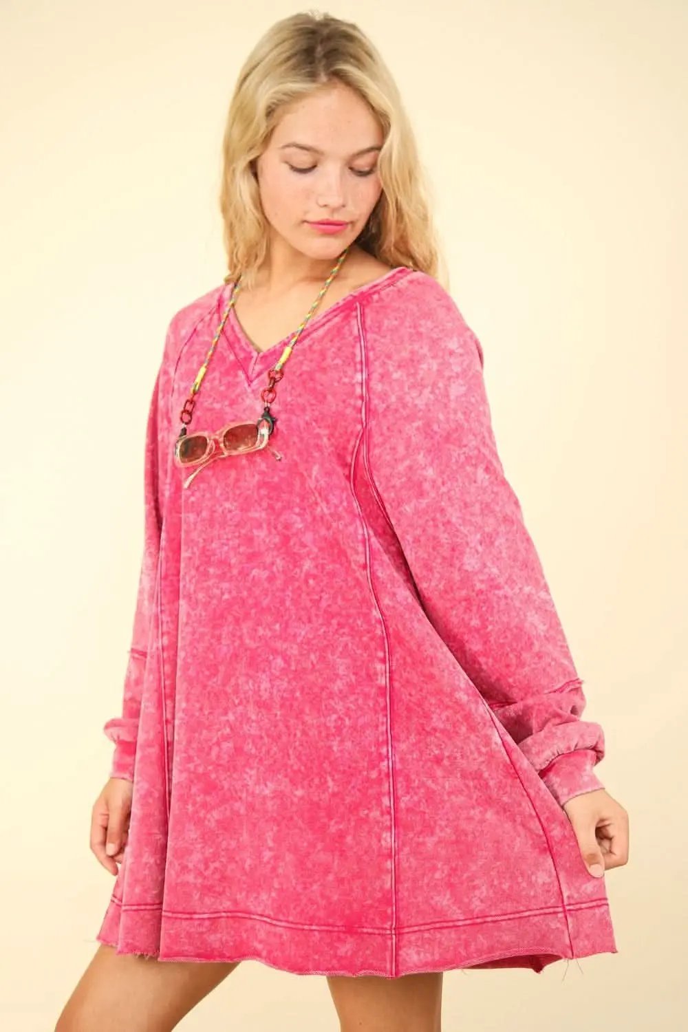 Trendsi Oversized Mini Dress Women's A-Line Casual Trendy USA Ship