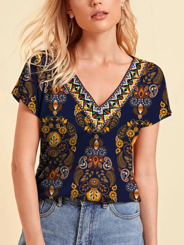 Trendsi just arrived - Vibrant V-Neck Tee for Women