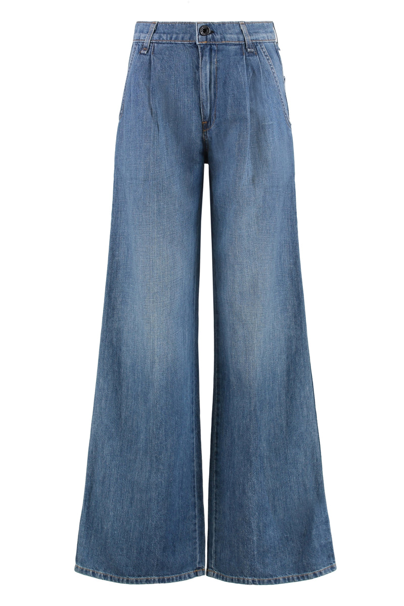 Cropped Jeans Cotton-Linen