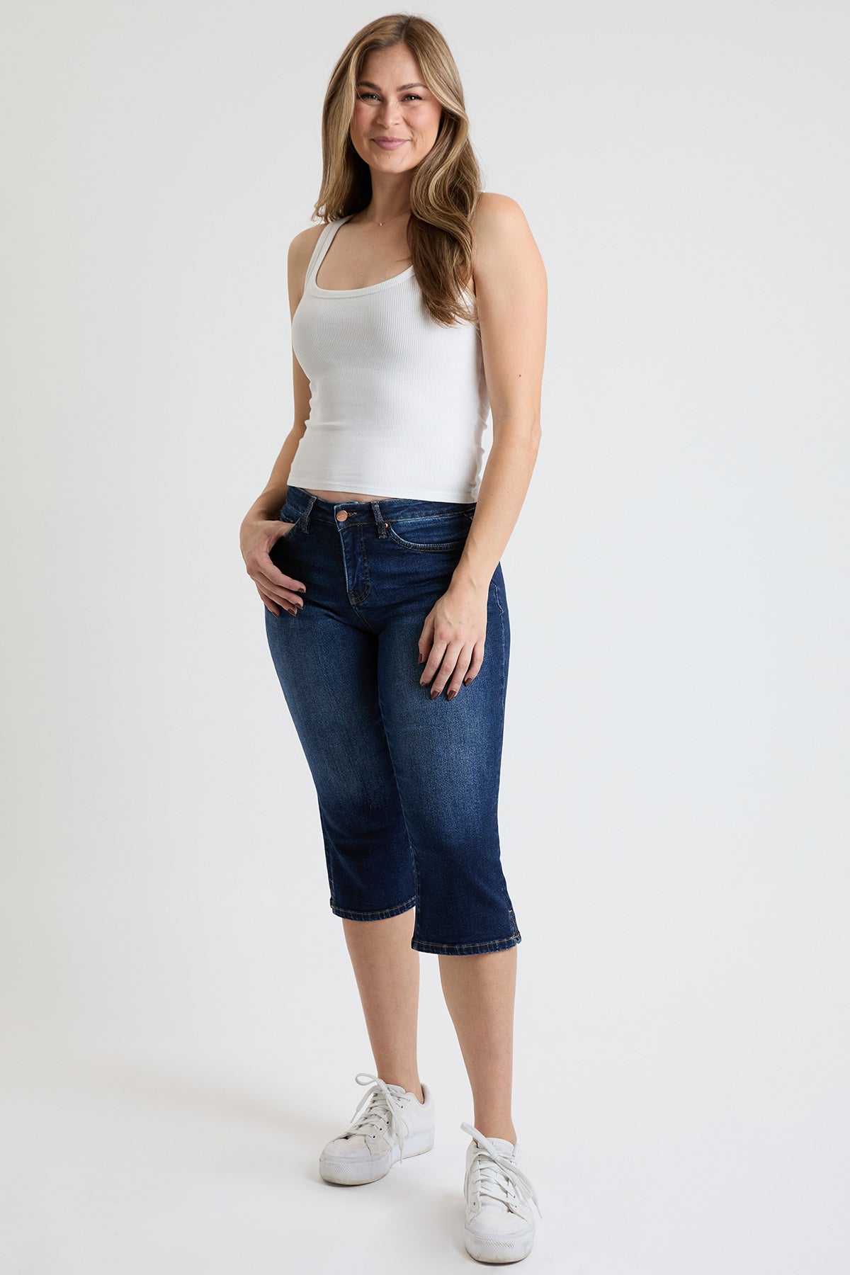 Women's Premium Stretch Essential Capri