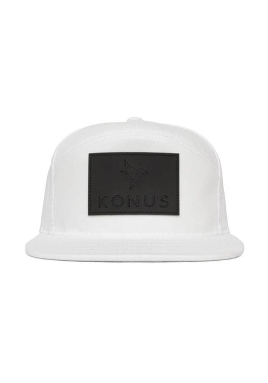 Konus Men's Logo 7 Panel Snapback in White