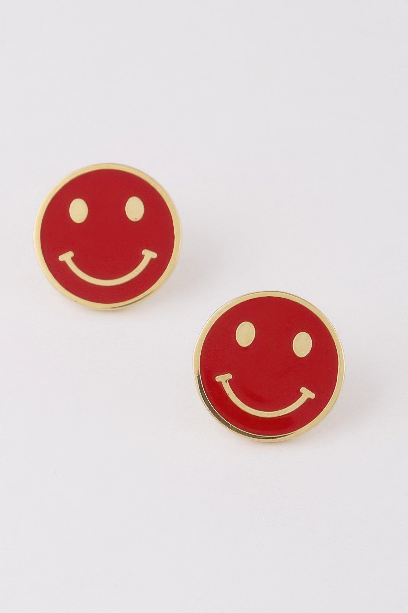 Women's Smiley Face Stud Earrings BYMANYC ® New York CONTEMPORARY VIBRANT MODERN JEWELRY - New Collection