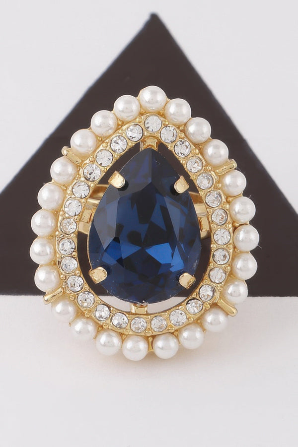 Women's Jeweled Rhinestone Ring BYMANYC ® New York CONTEMPORARY VIBRANT MODERN JEWELRY - New Collection