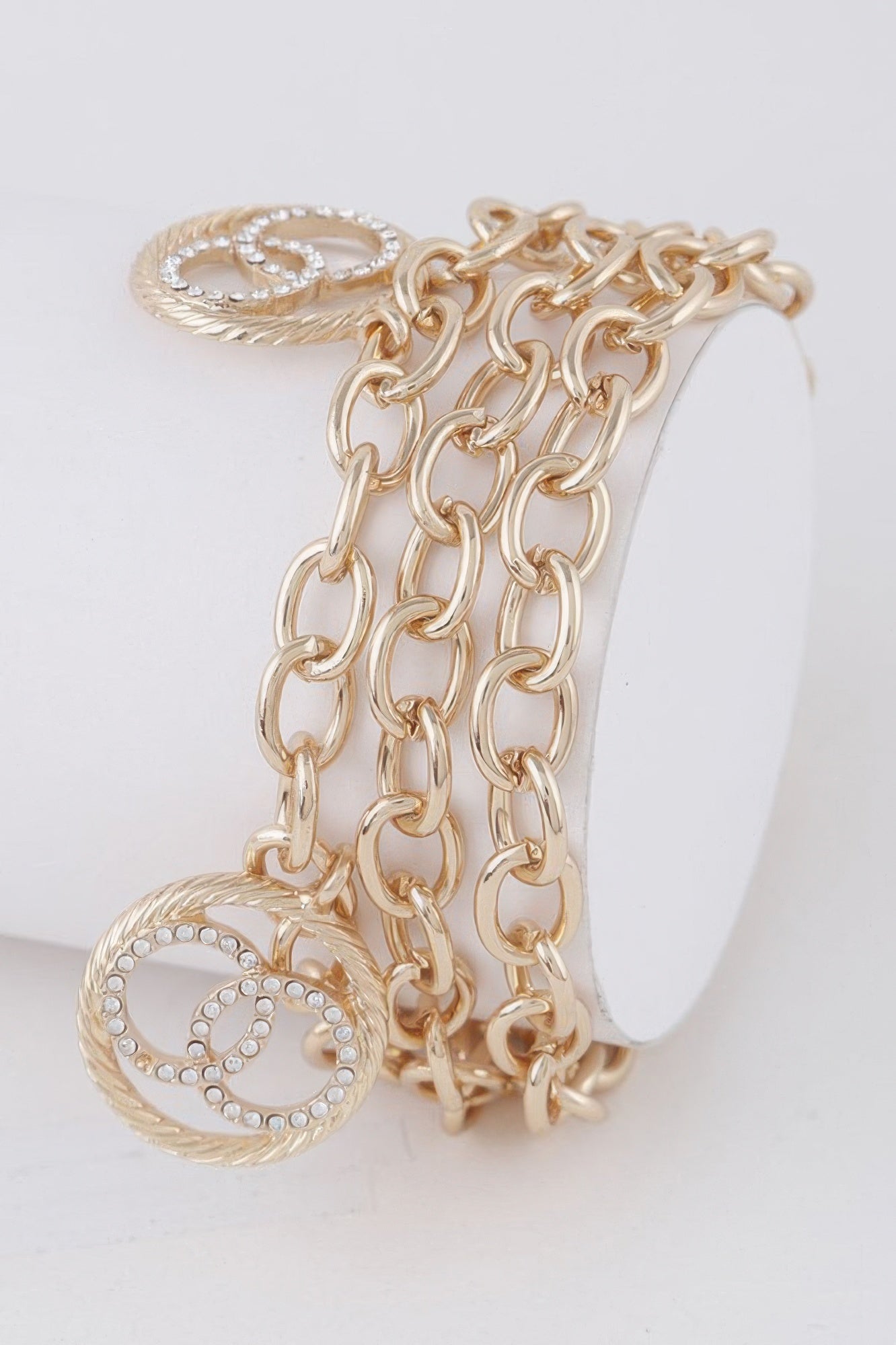 Women's Multi OO Charm Bracelet BYMANYC ® New York CONTEMPORARY VIBRANT MODERN JEWELRY - New Collection