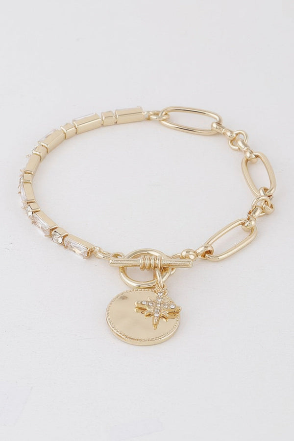Women's Shining Star Toggle Bracelet BYMANYC ® New York CONTEMPORARY VIBRANT MODERN FASHION - New Collection