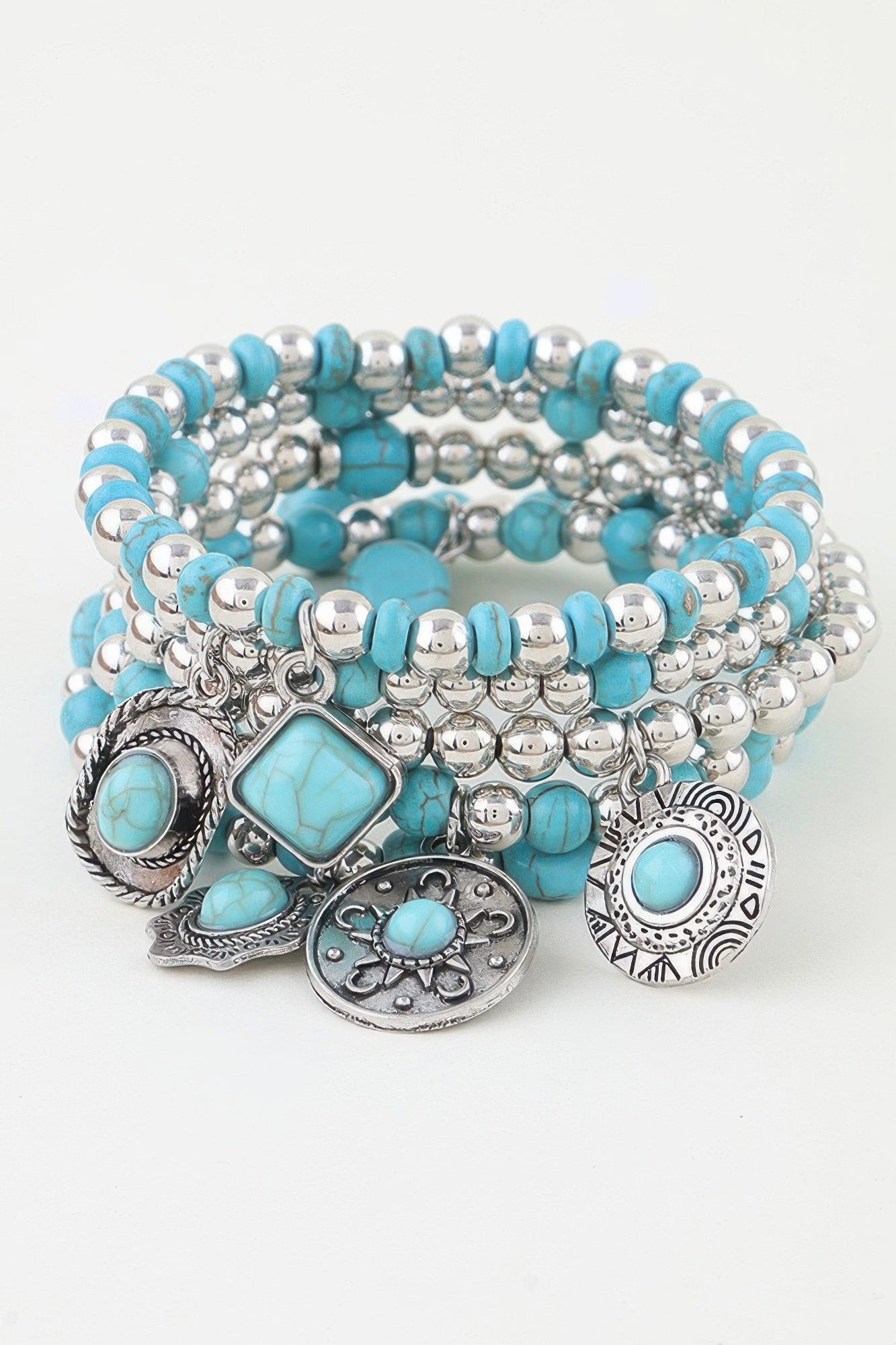 Women's Antique Summer Hat Beaded Bracelet BYMANYC ® New York CONTEMPORARY VIBRANT MODERN JEWELRY - New Collection