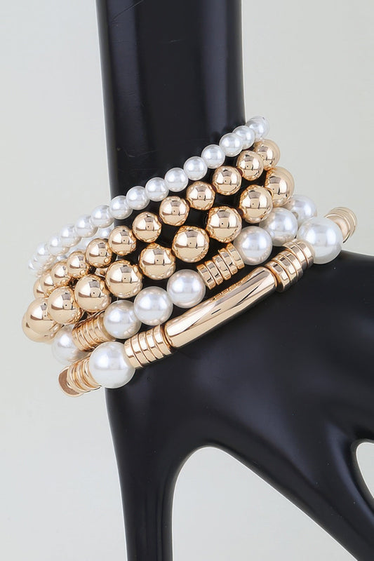 Women's Multi Crystal Beaded Bracelet BYMANYC ® New York CONTEMPORARY VIBRANT MODERN JEWELRY - New Collection