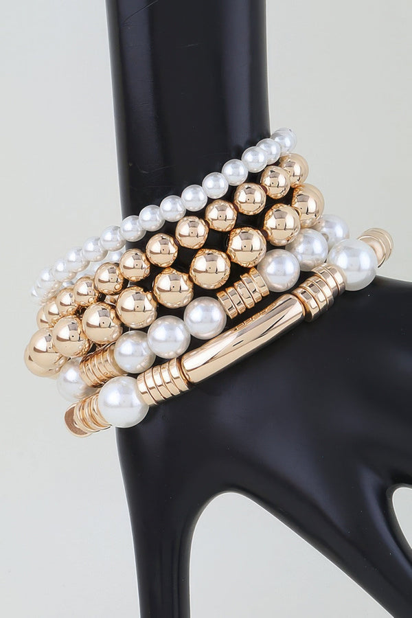 Women's Multi Crystal Beaded Bracelet BYMANYC ® New York CONTEMPORARY VIBRANT MODERN JEWELRY - New Collection