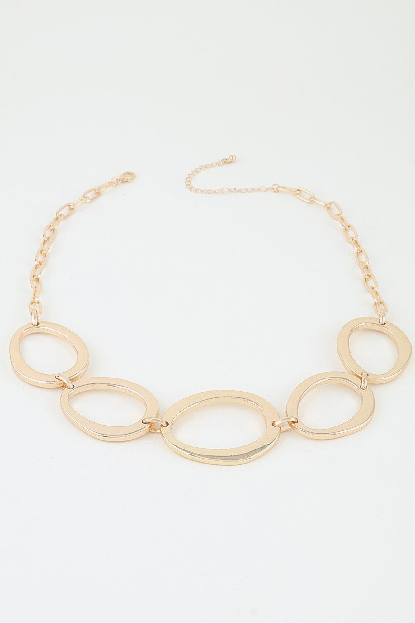 Women's Chain Necklace Polished Statement BYMANYC ® New York BOLD GEOMETRIC LINK COLLAR - New Collection