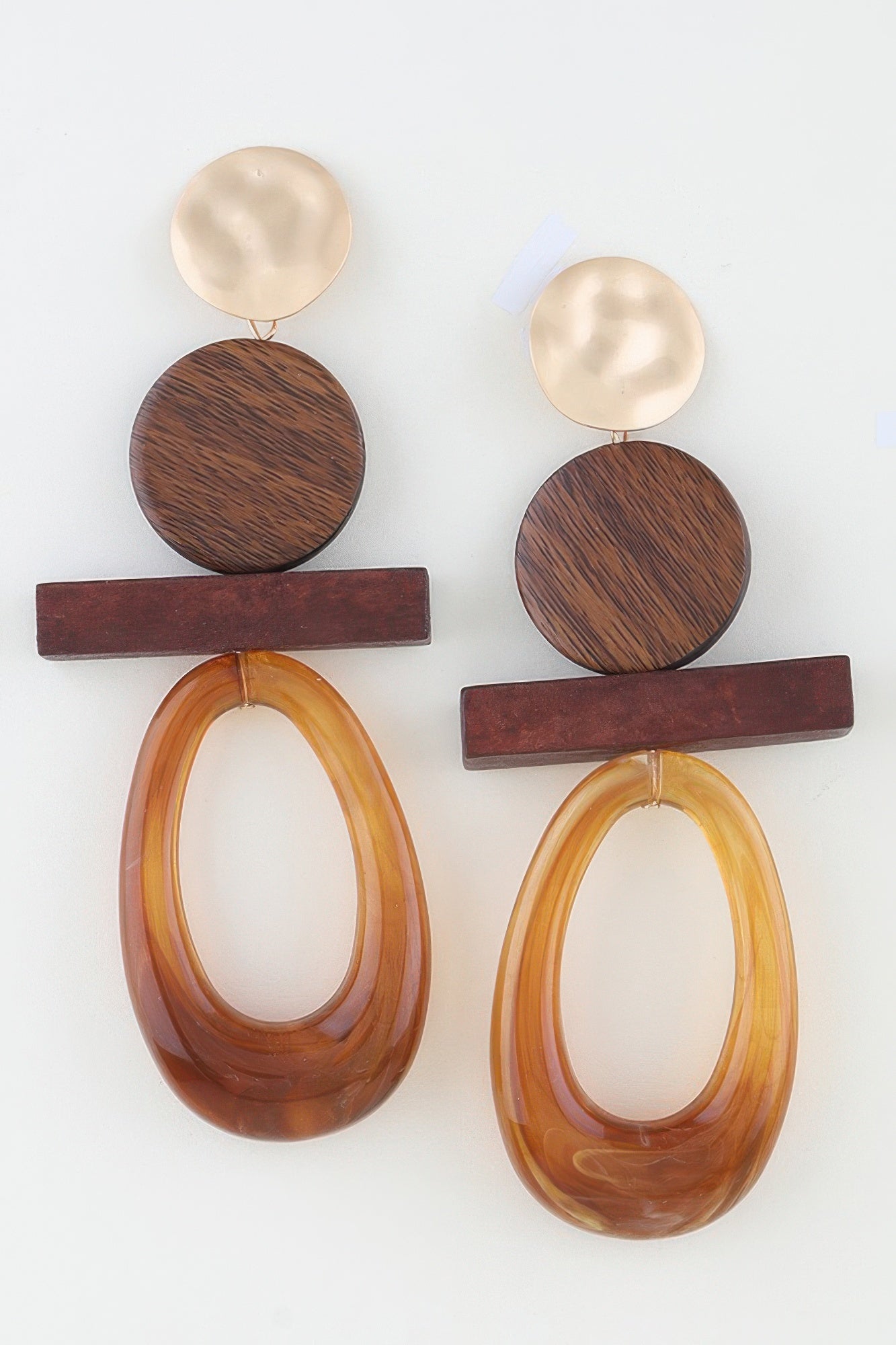 Women's Drop Earrings Modern Earth BYMANYC ® New York ORGANIC NATURAL STONE DANGLE - New Collection
