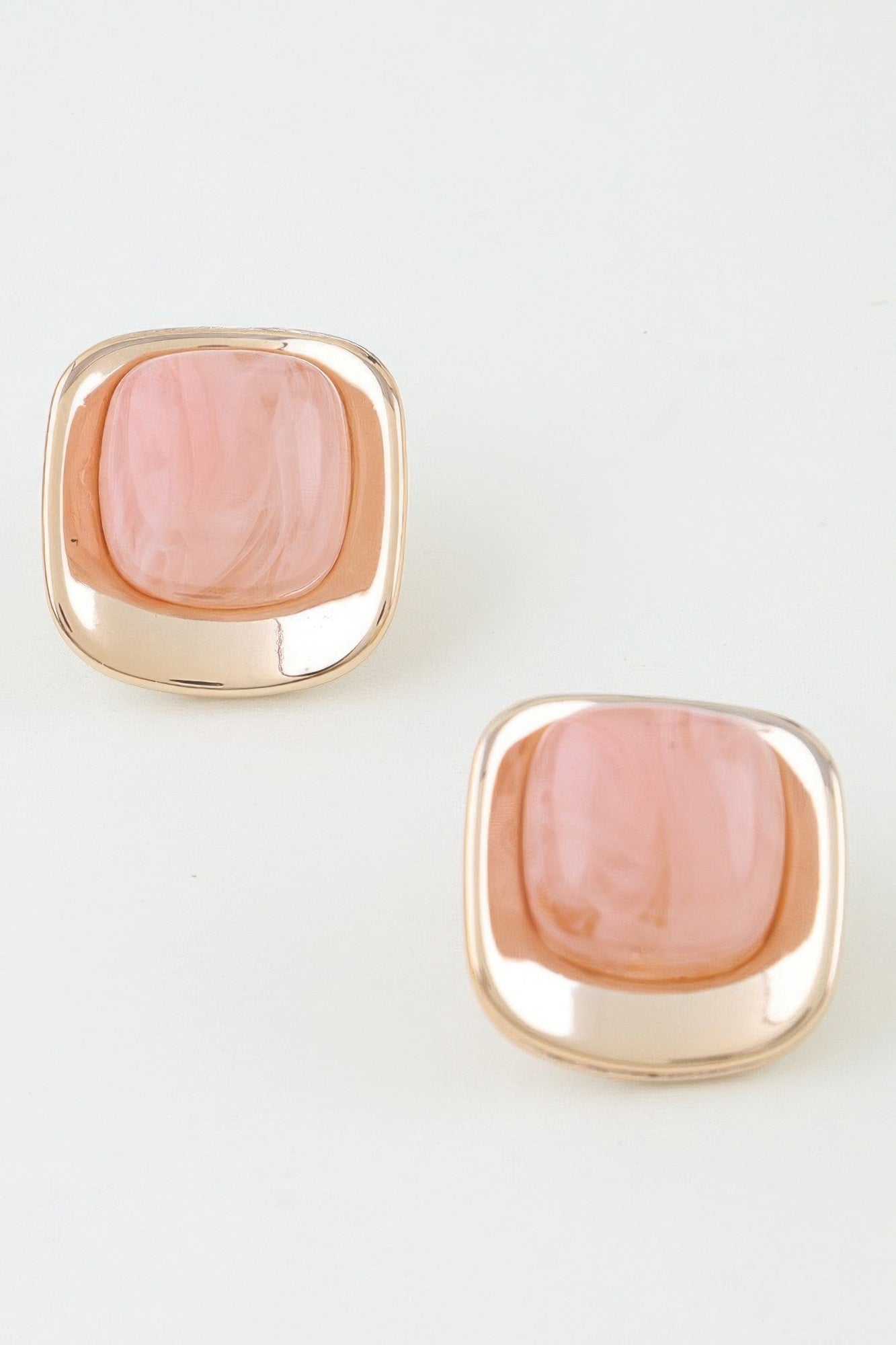 Women's Drop Earrings Modern Polished Stone BYMANYC ® New York CONTEMPORARY SMOOTH NATURAL DANGLE - New Collection