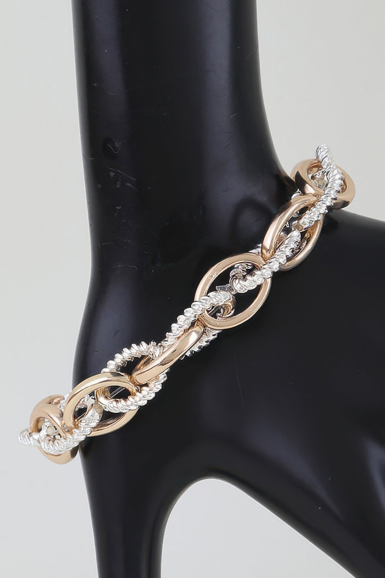Women's Chain Bracelet Multi Intertwined Twisted BYMANYC ® New York BOLD LAYERED STATEMENT BRACELET - New Collection