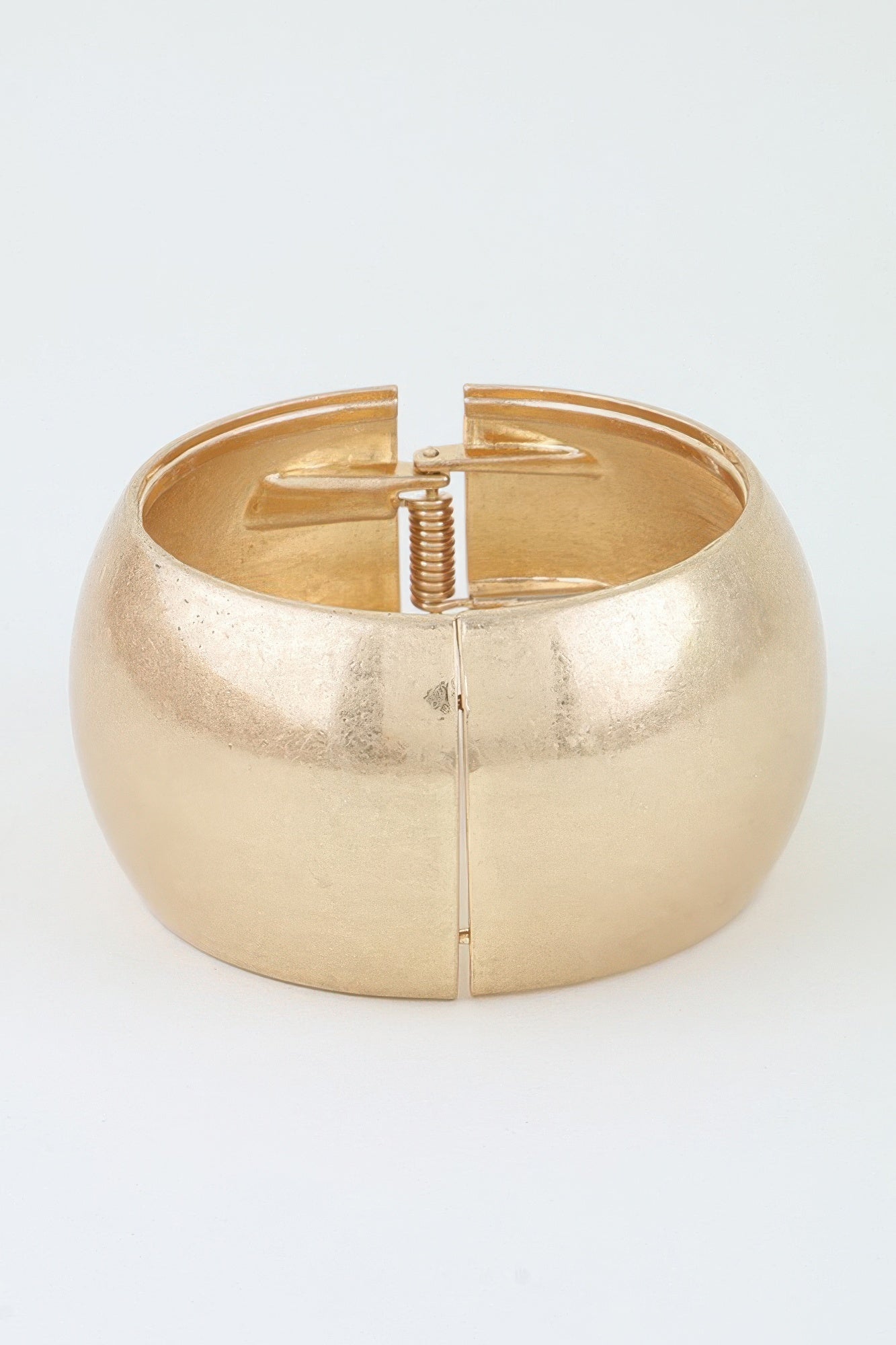 Women's Cuff Bracelet Polished Matte Wide Dome BYMANYC ® New York MODERN SCULPTURAL BANGLE - New Collection