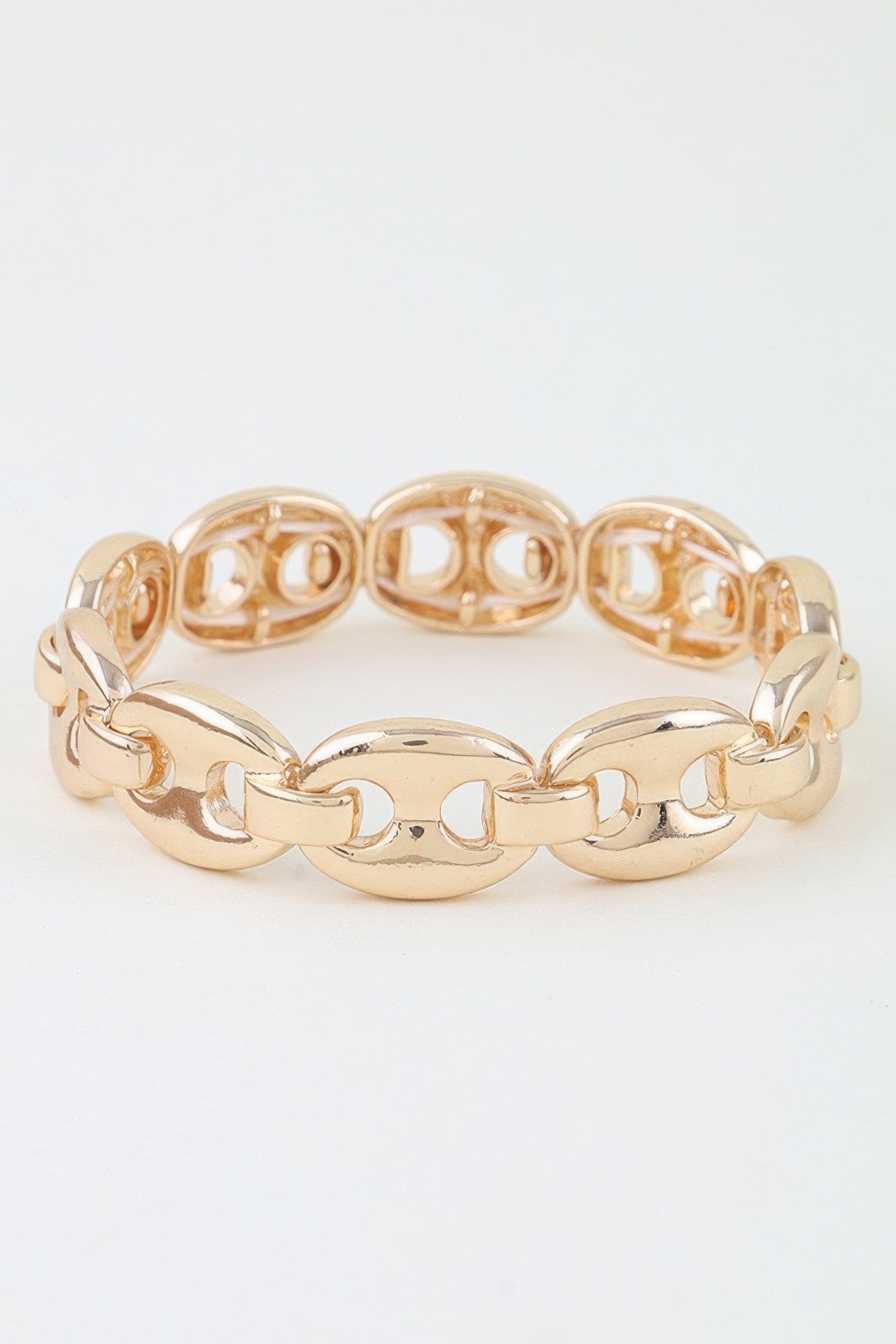Women's Link Bracelet Polished Mariner Chain BYMANYC ® New York NAUTICAL STATEMENT BRACELET - New Collection