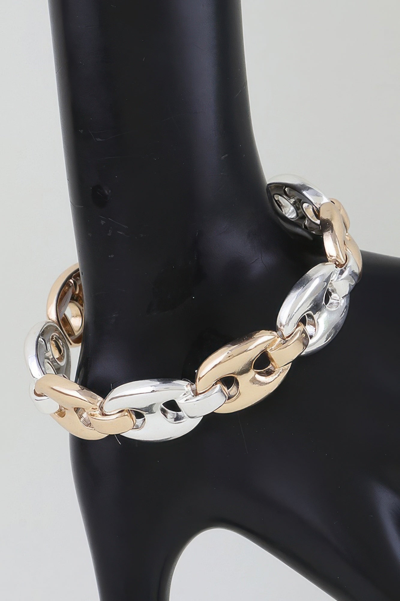 Women's Link Bracelet Polished Mariner Chain BYMANYC ® New York NAUTICAL STATEMENT BRACELET - New Collection