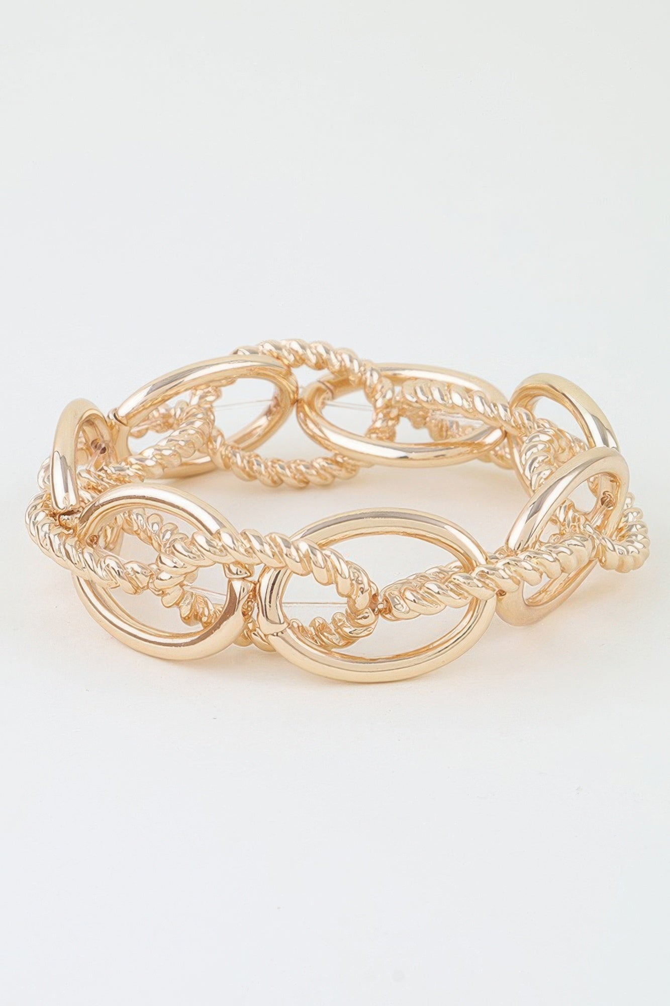 Women's Chain Bracelet Multi Twisted Link BYMANYC ® New York DYNAMIC WOVEN LINK BRACELET - New Collection