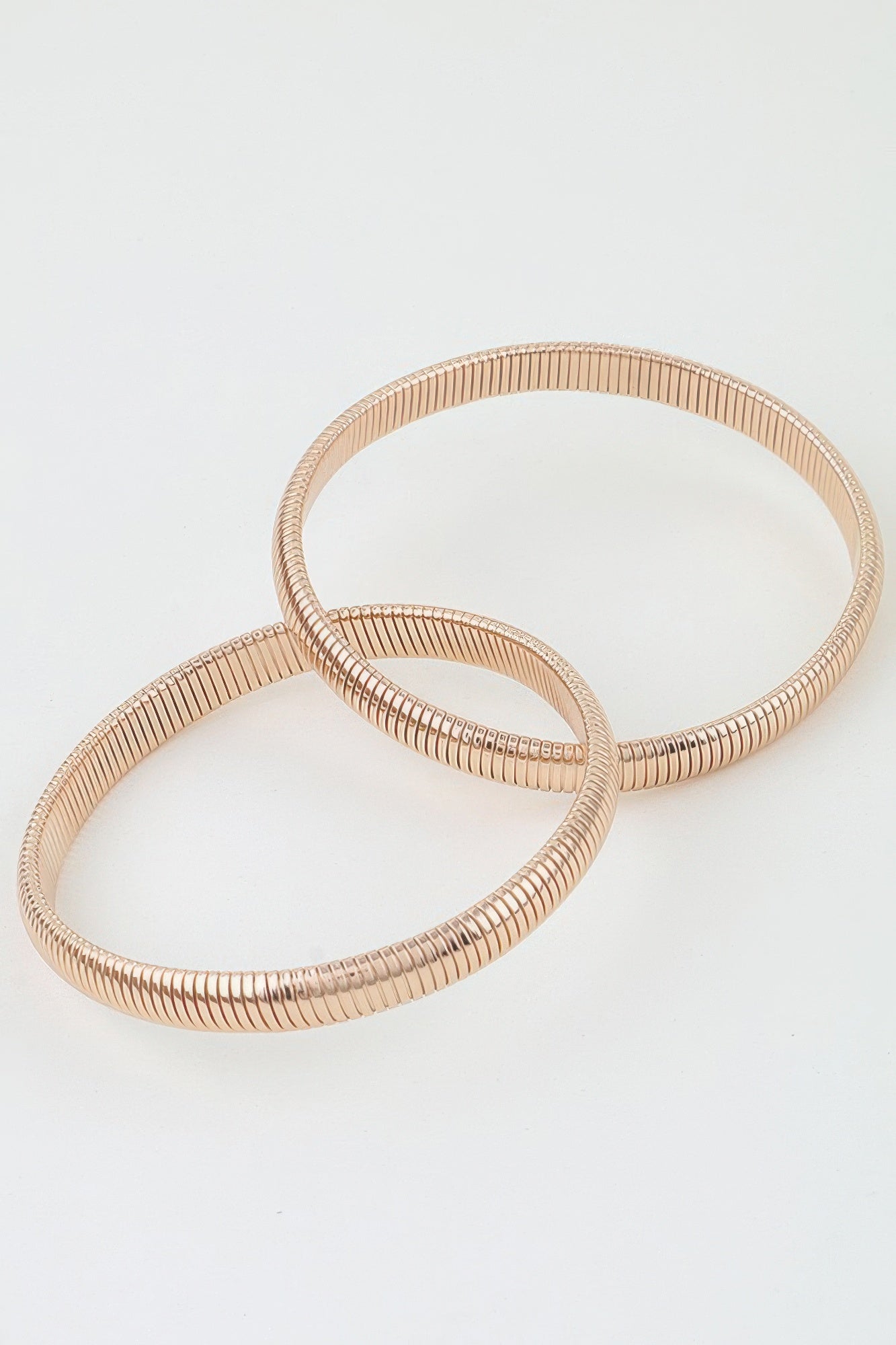 Women's Bangle Bracelet Intertwined Snake Chain BYMANYC ® New York TWISTED DUAL STRAND BRACELET - New Collection