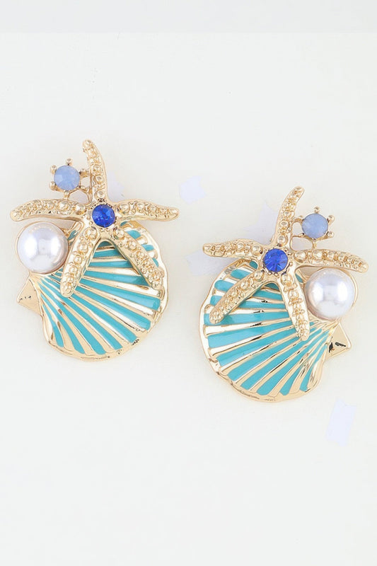 Women's Earrings Studs Starfish BYMANYC ® New York HAMPTONS SUMMER - New Collection