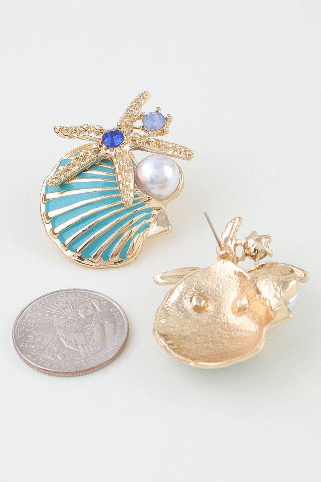 Women's Earrings Studs Starfish BYMANYC ® New York HAMPTONS SUMMER - New Collection