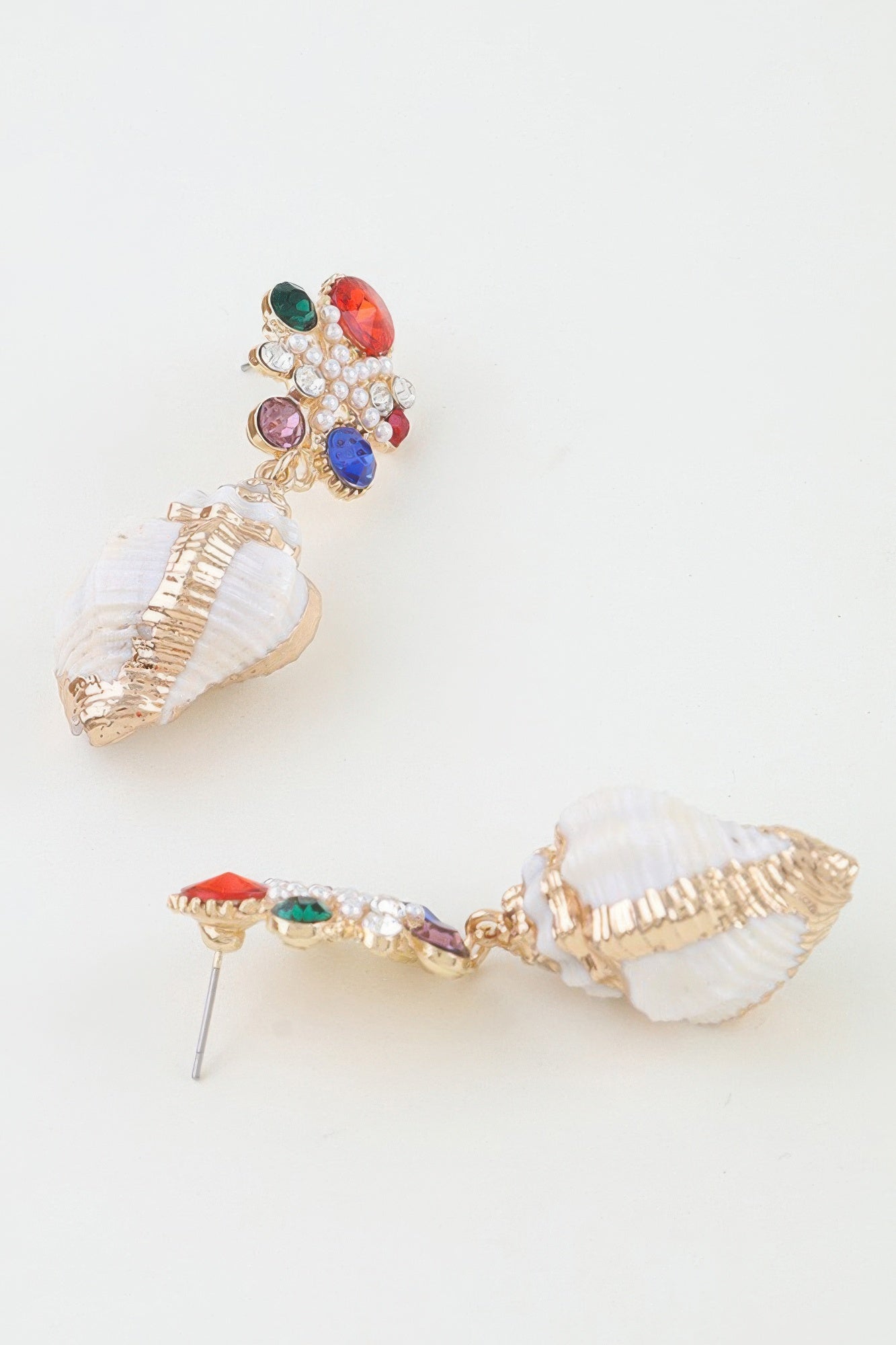 Women's Earrings Drops Shell BYMANYC ® New York HAMPTONS SUMMER SHELL - New Collection