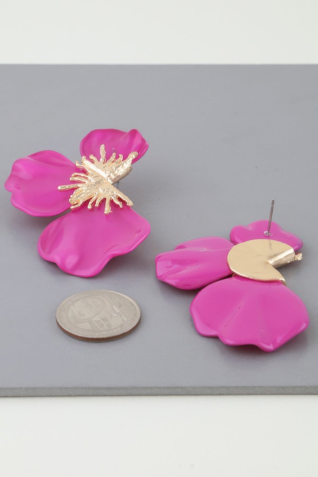 Women's Earrings Studs Floral BYMANYC ® New York HAMPTONS SCALE FLOWER - New Collection