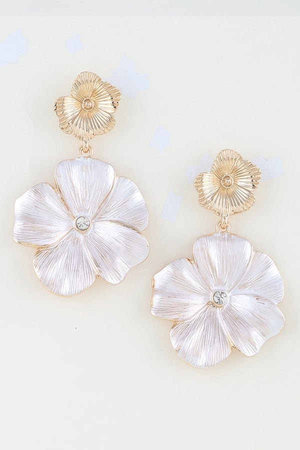 Women's Earrings Drops Poppy BYMANYC ® New York HUDSON BOTANICAL - New Collection