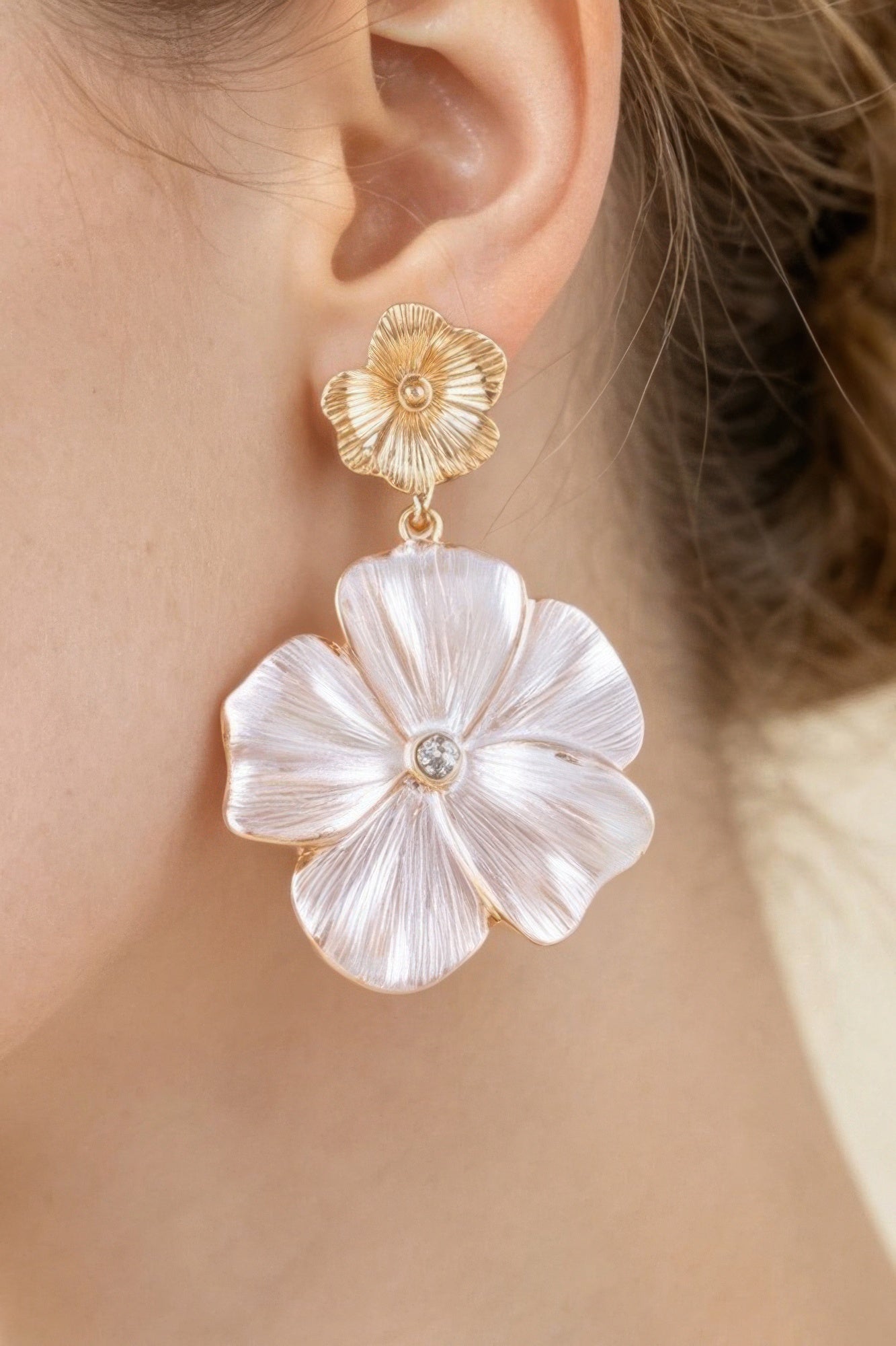 Women's Earrings Drops Poppy BYMANYC ® New York HUDSON BOTANICAL - New Collection