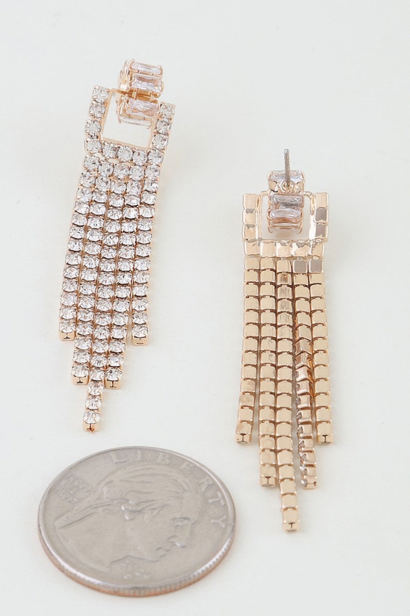Women's Earrings Drops Zirconia BYMANYC ® New York MADISON GLAM - New Collection