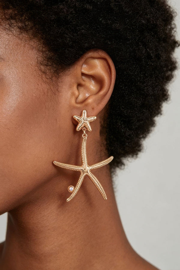 Women's Earrings Drops Starfish BYMANYC ® New York HAMPTONS STARFISH - New Collection