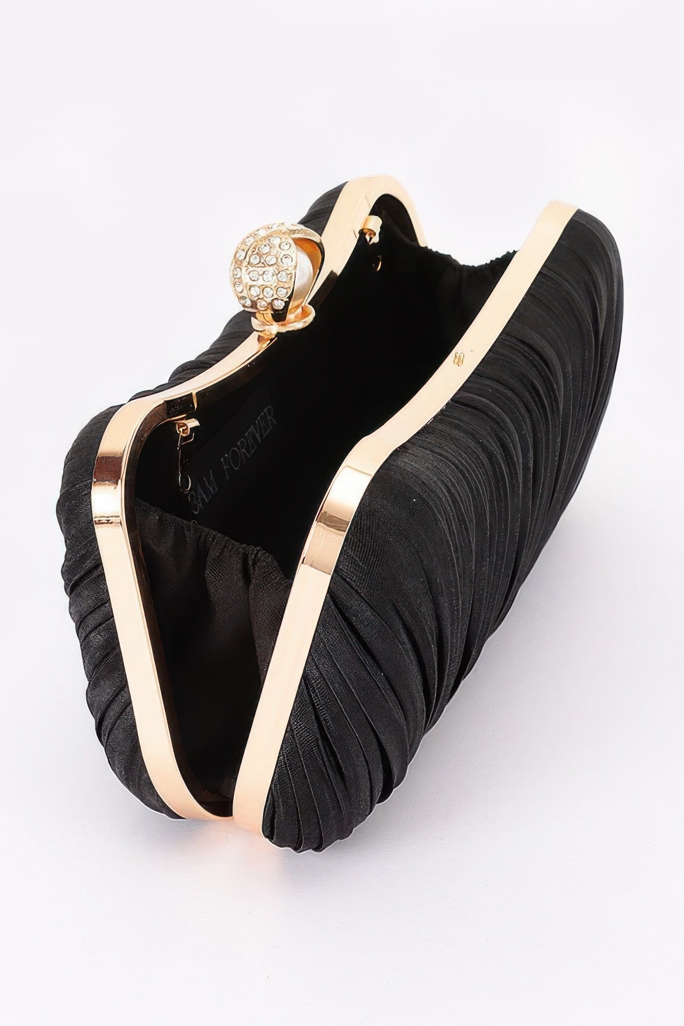 Women's Party Clutch Pleated Polyester BYMANYC ® New York ELEGANT TEXTURED EVENING PURSE - New Collection