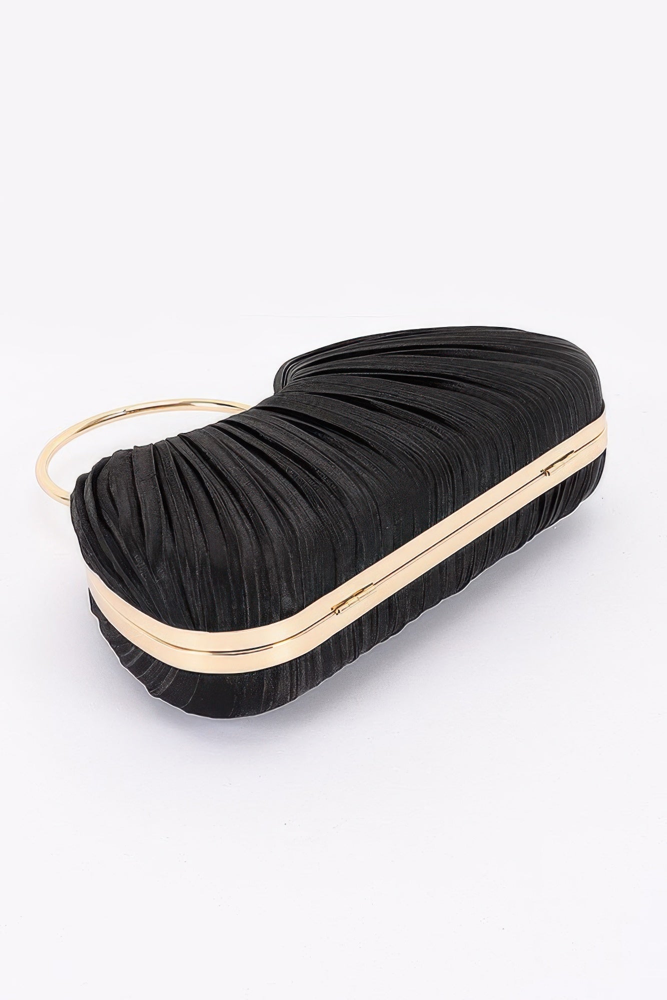 Women's Party Clutch Pleated Polyester BYMANYC ® New York ELEGANT TEXTURED EVENING PURSE - New Collection