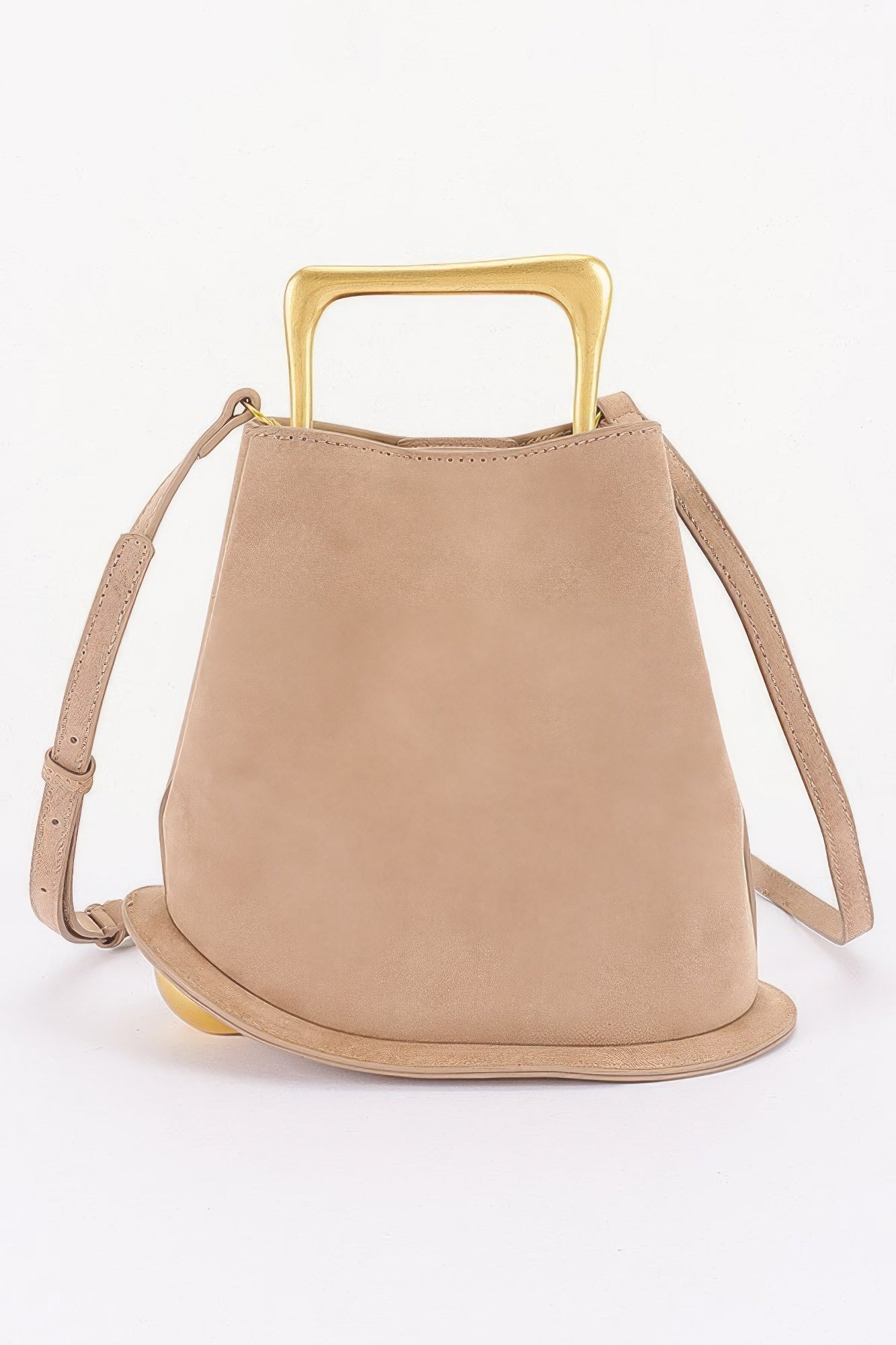 Women's Top Handle Bag Faux Suede Metal Handle BYMANYC ® New York CONTEMPORARY TEXTURED METALLIC PURSE - New Collection