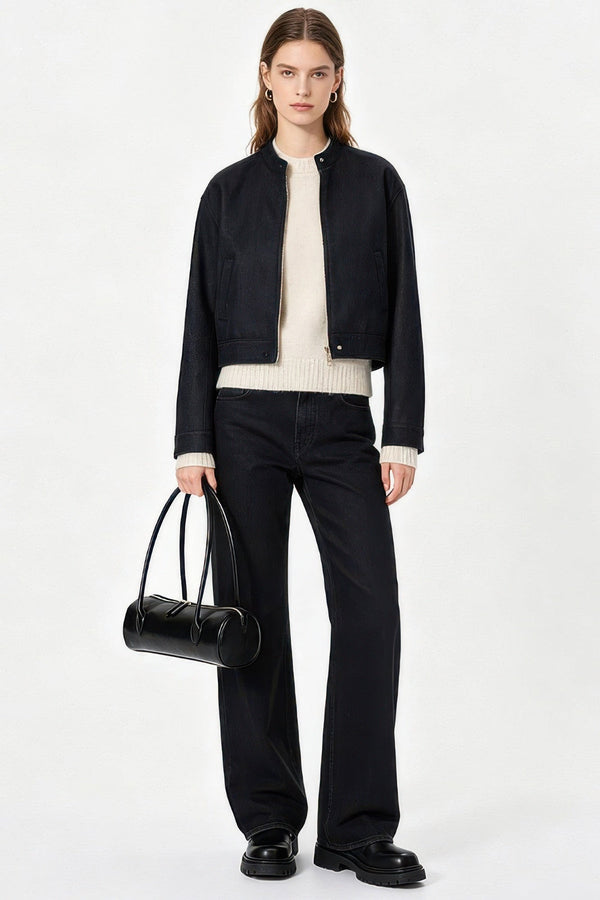 Women's Shoulder Bag Vegan Leather Rectangular BYMANYC ® New York CONTEMPORARY SLEEK STRUCTURED PURSE - New Collection