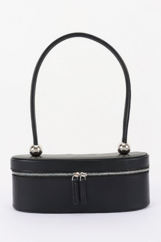 Women's Shoulder Bag Vegan Leather Long Box BYMANYC ® New York CONTEMPORARY SLEEK STRUCTURED PURSE - New Collection