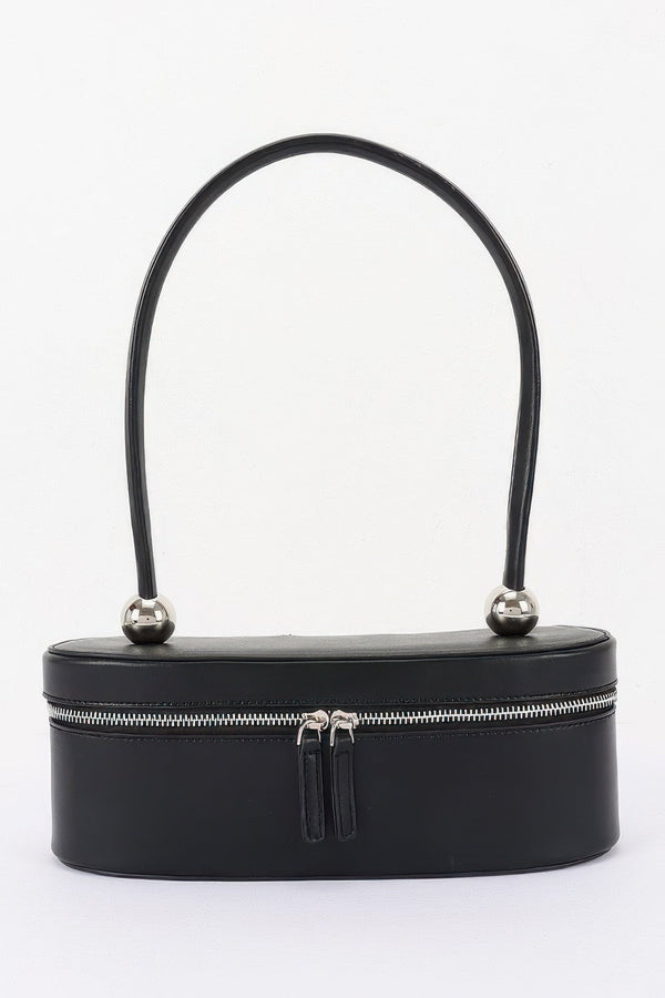 Women's Shoulder Bag Vegan Leather Long Box BYMANYC ® New York CONTEMPORARY SLEEK STRUCTURED PURSE - New Collection