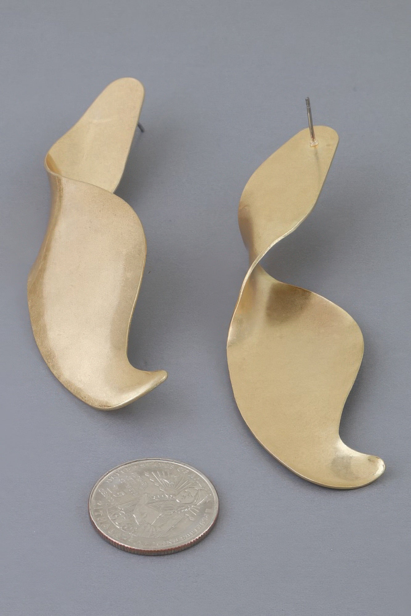 Women's Earrings Drops Swirl BYMANYC ® New York CHELSEA SCULPTURAL - New Collection