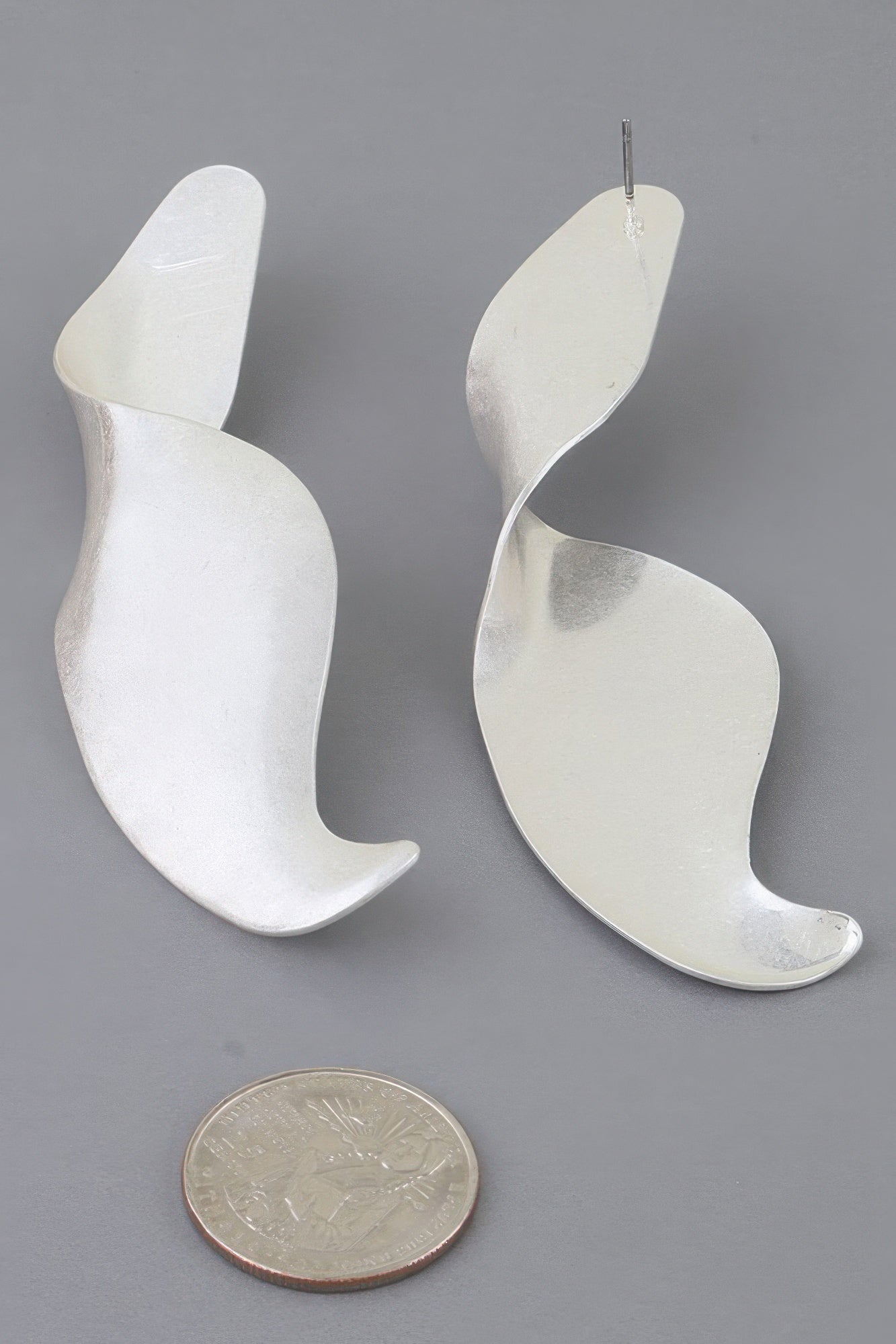 Women's Earrings Drops Swirl BYMANYC ® New York CHELSEA SCULPTURAL - New Collection