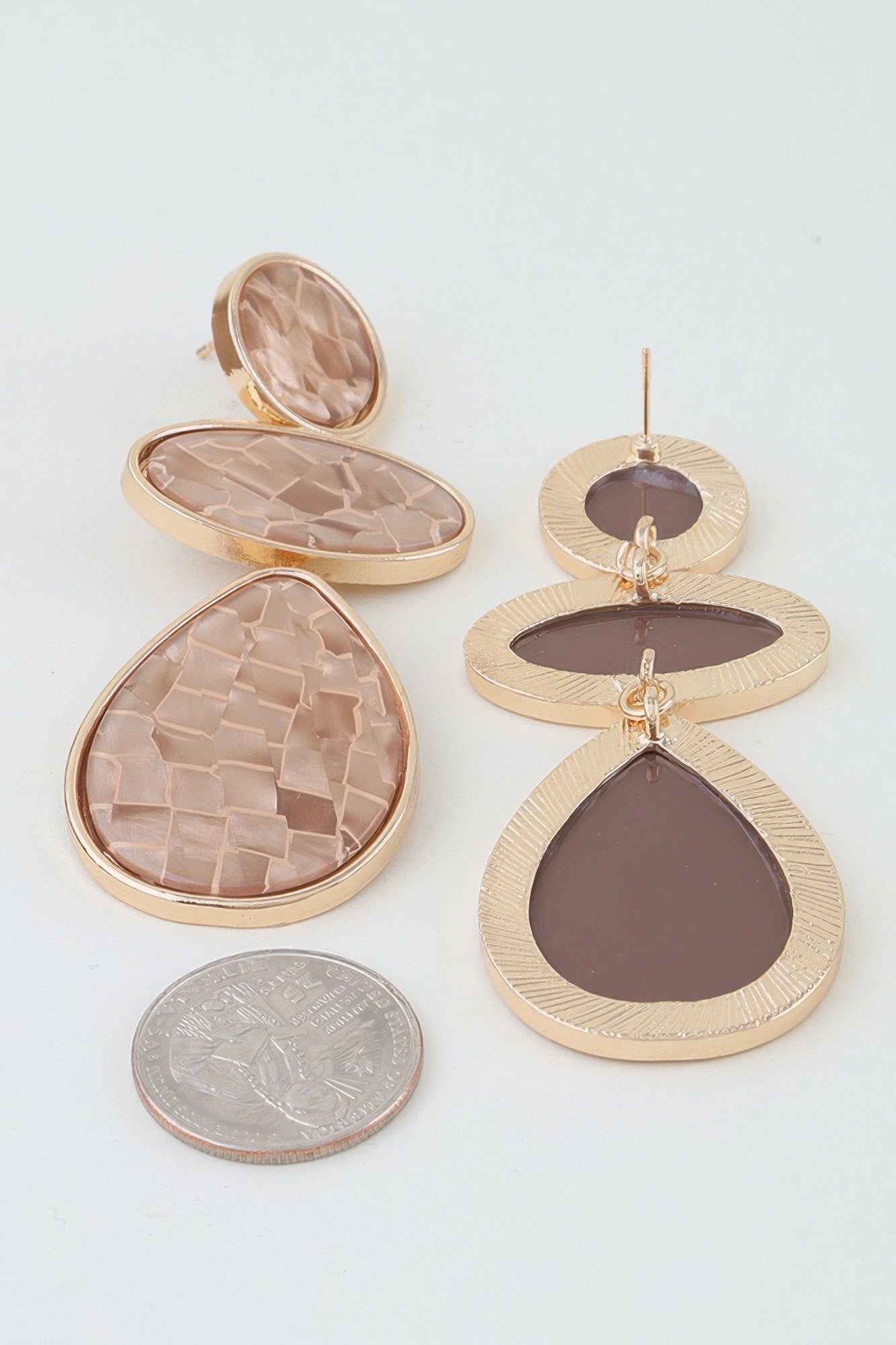 Women's Earrings Drops Geometric BYMANYC ® New York METROPOLITAN MOSAIC - New Collection