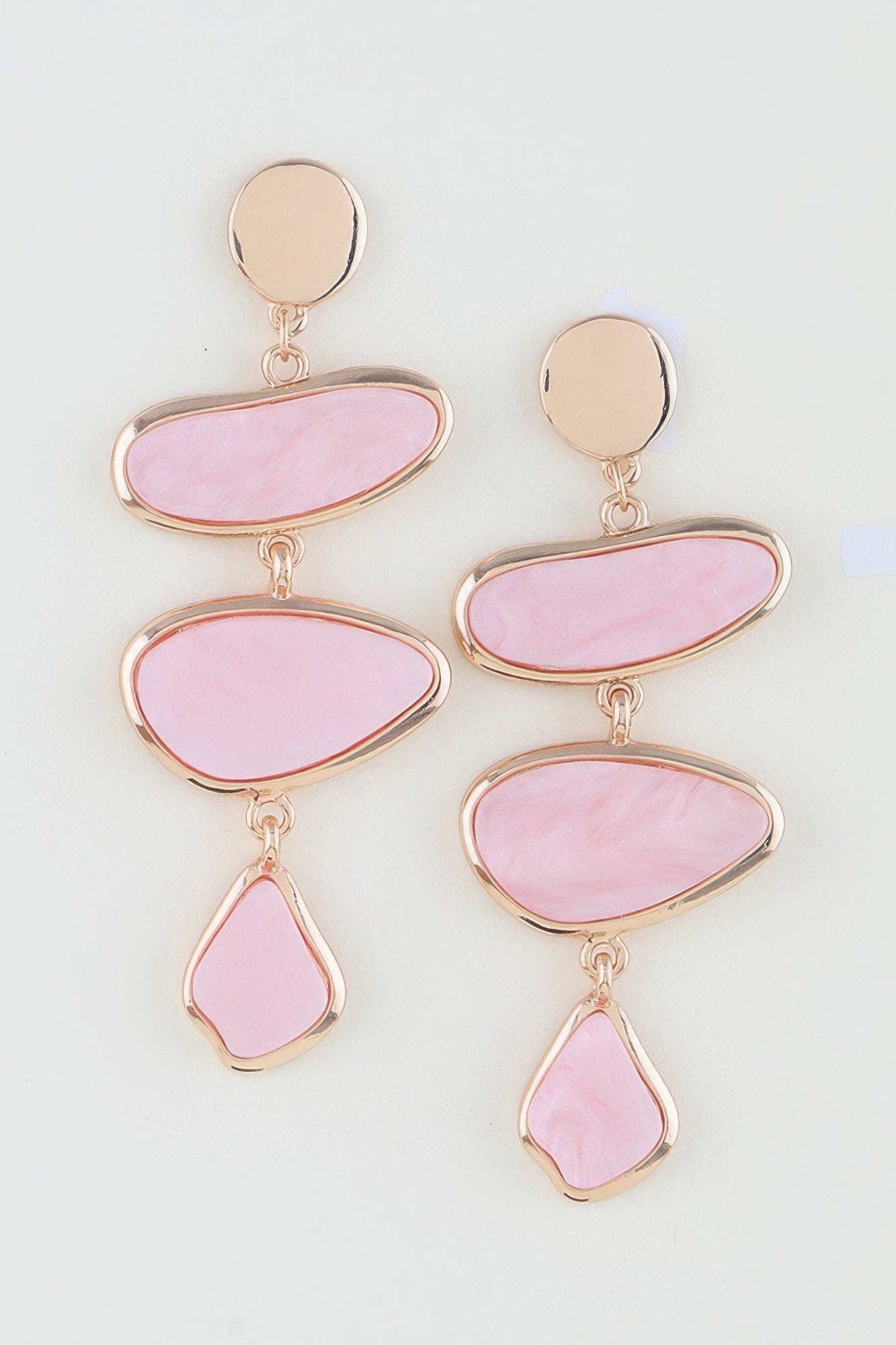 Women's Earrings Drops Organic BYMANYC ® New York TRIBECA MARBLE - New Collection