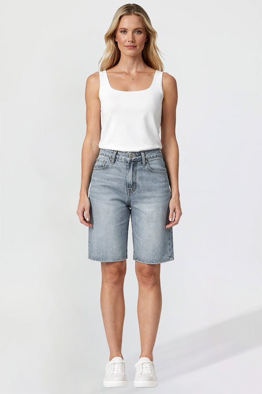 Women's Luxe Relaxed Bermuda Shorts